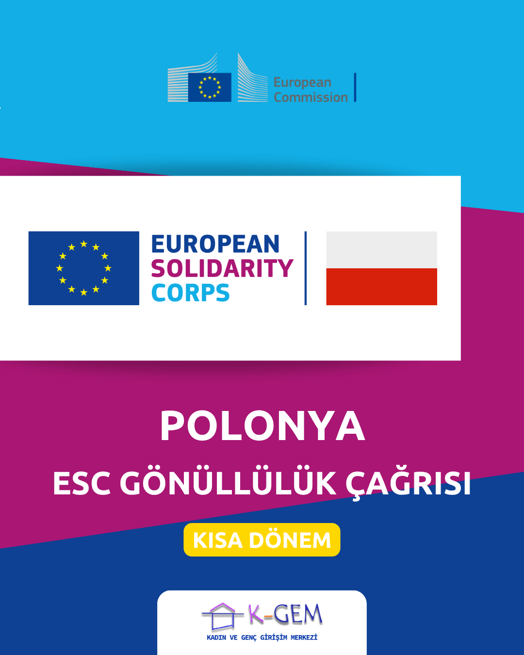 Polonya’da Kısa Dönem ESC Gönüllülük Projesi Katılımcı Çağrısı