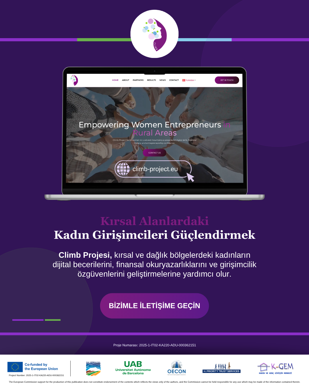 CLIMB Projemizin Web Sitesi Yayında!