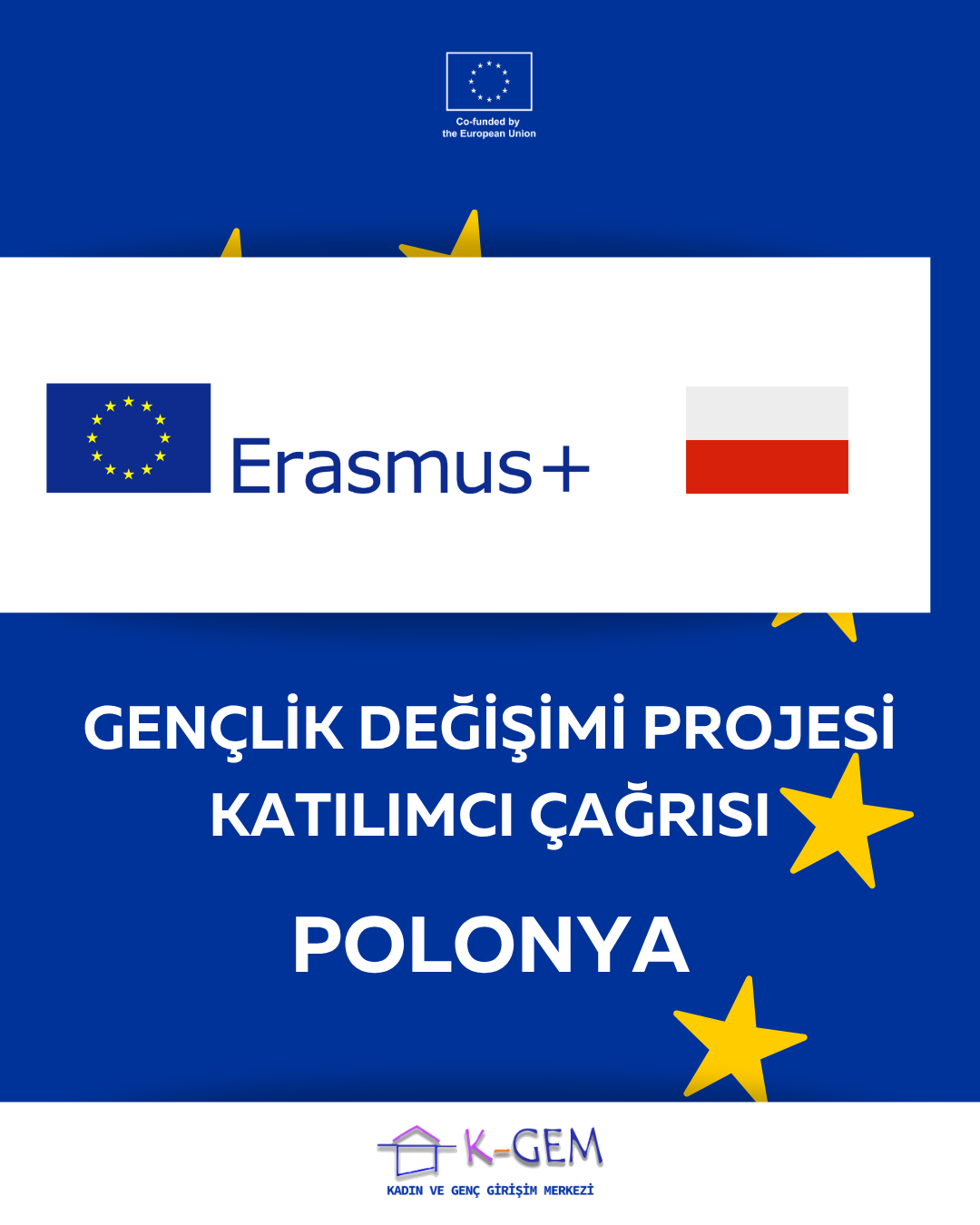 Polonya’da Erasmus+ Gençlik Değişimi Projesi Katılımcı Çağrısı (2026-10)